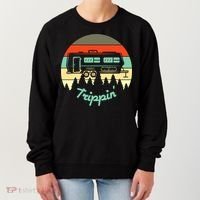 Rv Camper Road Trip Travel Trippin' Cool Gift Women's Sweatshirt thumb 0