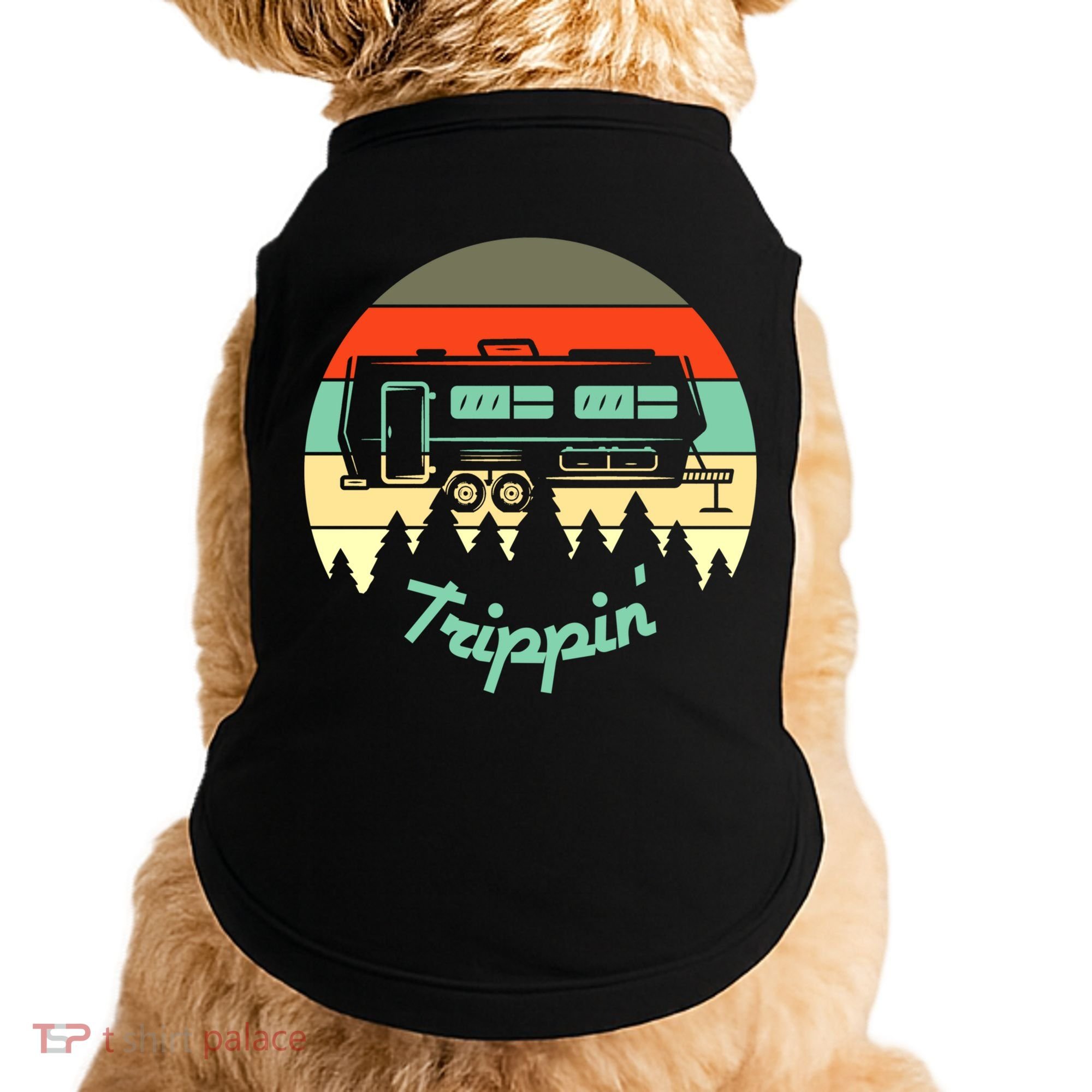 Rv Camper Road Trip Travel Trippin' Cool Gift Doggie Tank