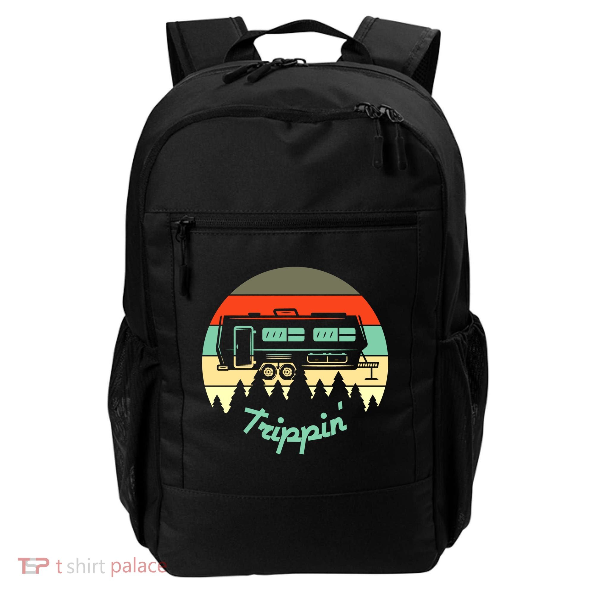 Rv Camper Road Trip Travel Trippin' Cool Gift Backpack
