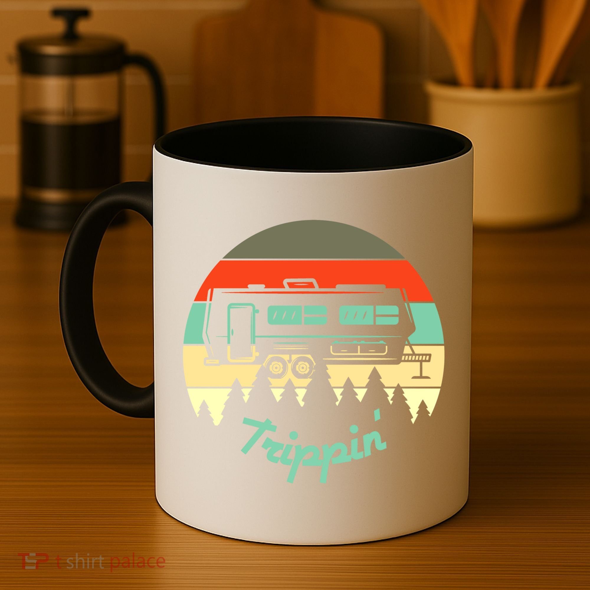 Rv Camper Road Trip Travel Trippin' Cool Gift Coffee Mug
