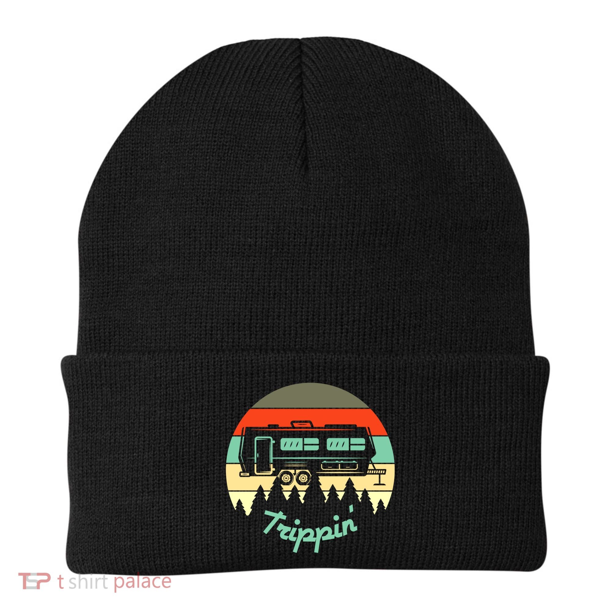 Rv Camper Road Trip Travel Trippin' Cool Gift Beanie