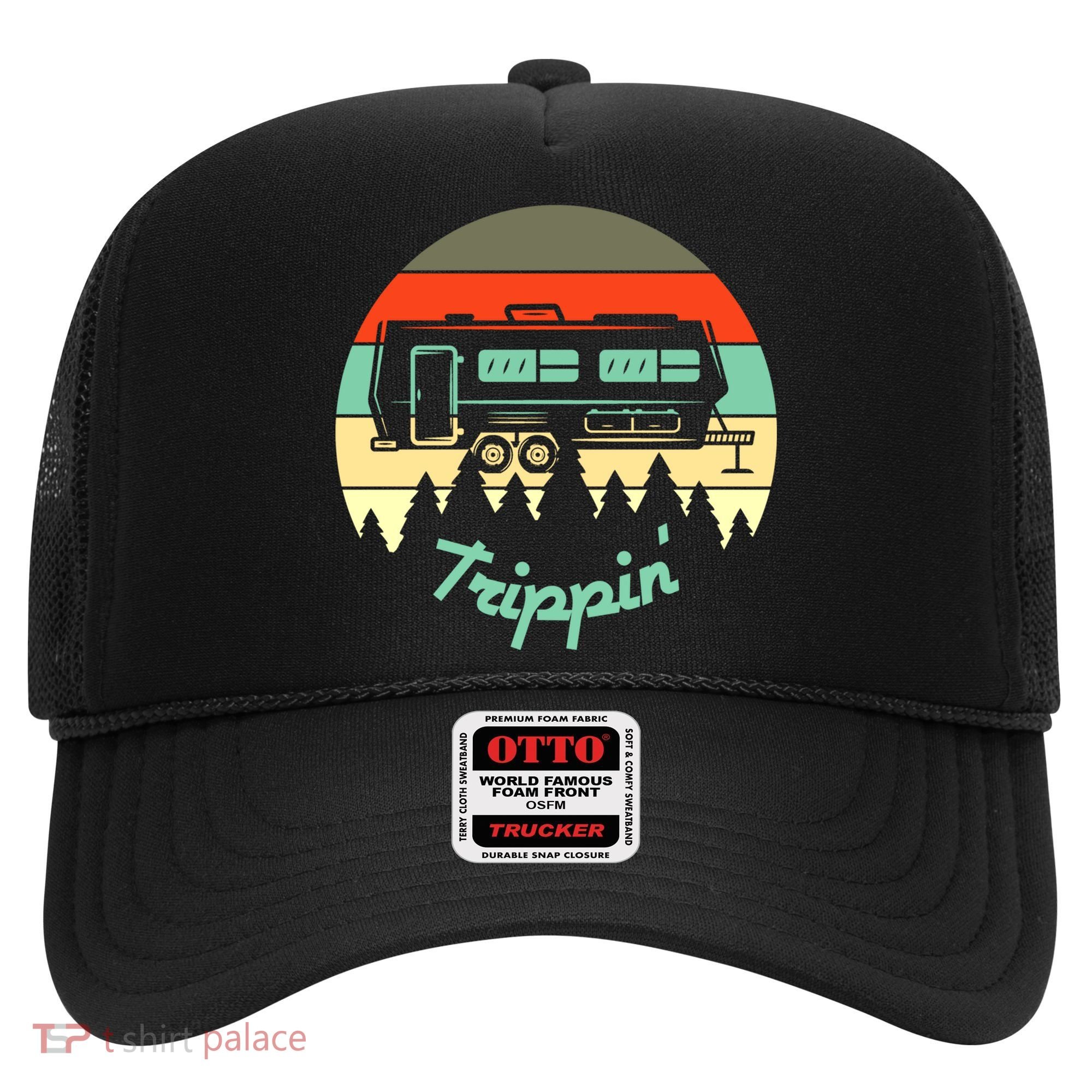 Rv Camper Road Trip Travel Trippin' Cool Gift Hat