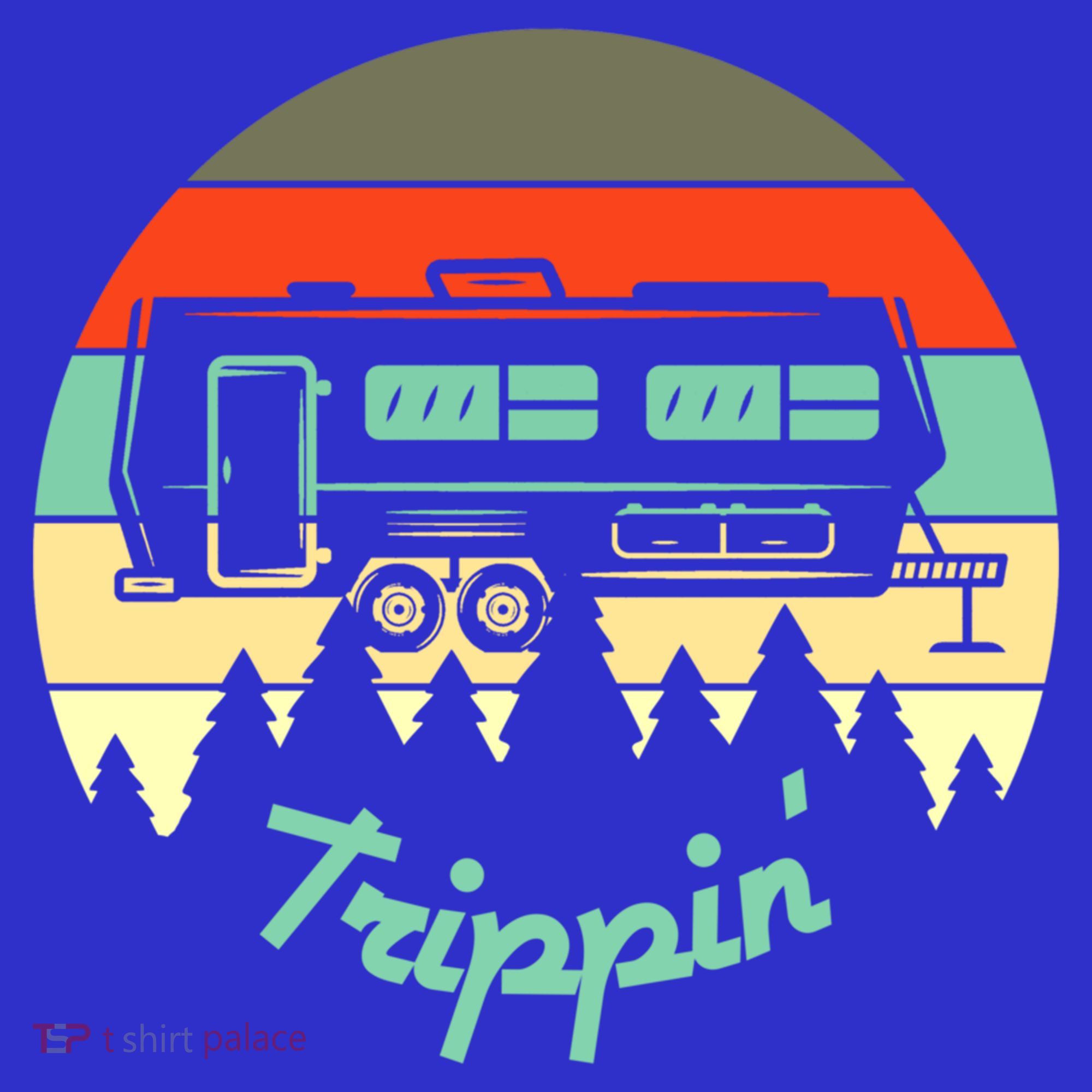 Rv Camper Road Trip Travel Trippin' Cool Gift Long Sleeve Shirt