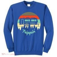 Rv Camper Road Trip Travel Trippin' Cool Gift Sweatshirt thumb 0