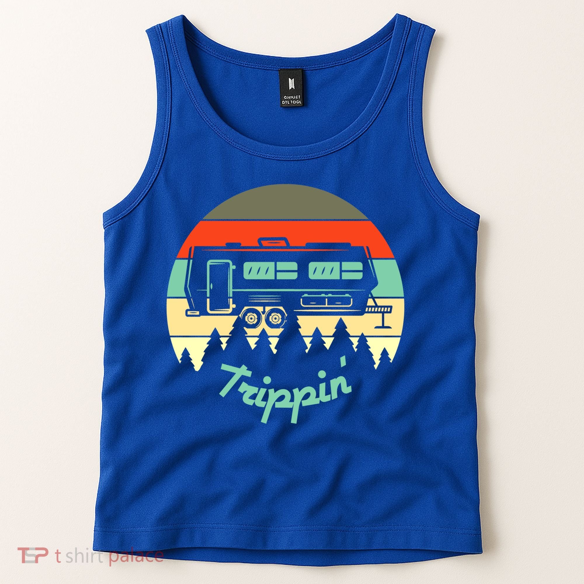 Rv Camper Road Trip Travel Trippin' Cool Gift Tank Top