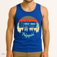 Rv Camper Road Trip Travel Trippin' Cool Gift Tank Top thumb 3