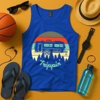 Rv Camper Road Trip Travel Trippin' Cool Gift Tank Top thumb 4