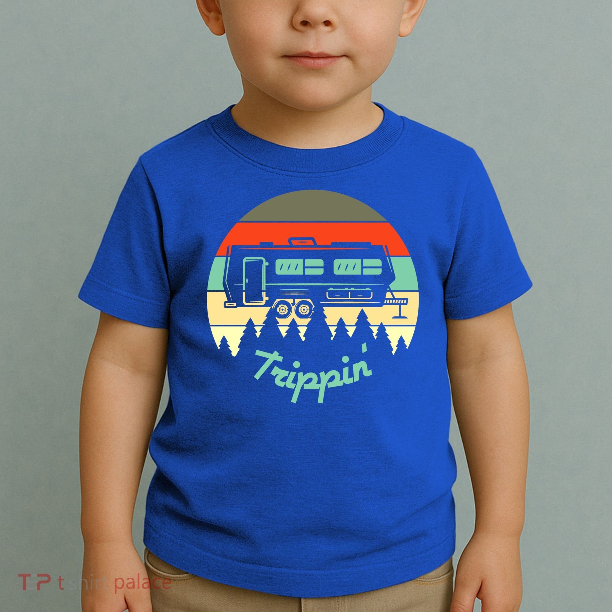 Rv Camper Road Trip Travel Trippin' Cool Gift Toddler T-Shirt
