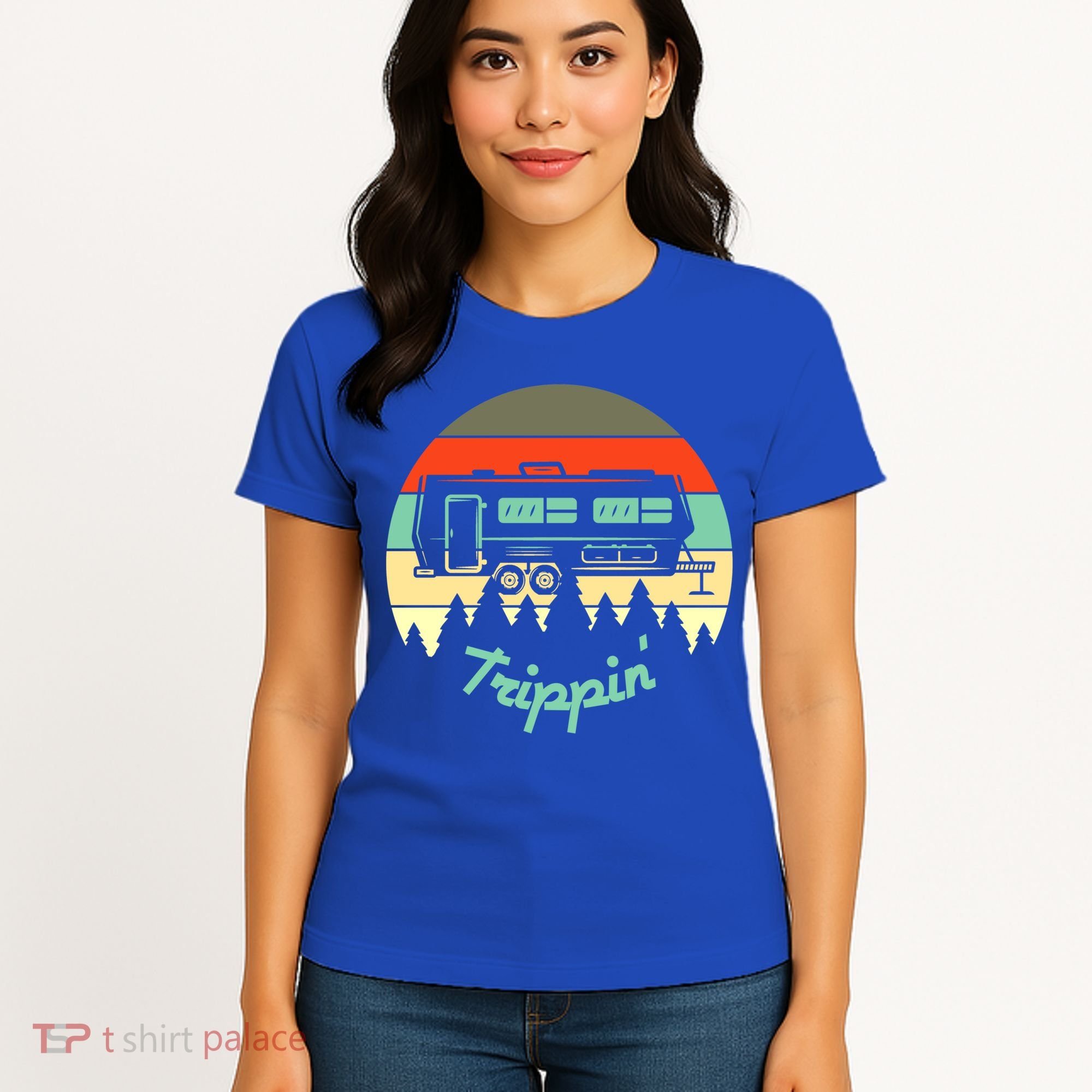 Rv Camper Road Trip Travel Trippin' Cool Gift Women's T-Shirt