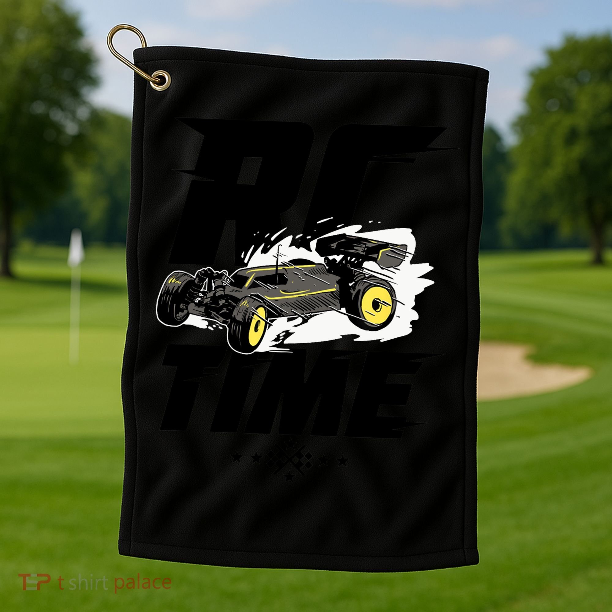 RC Car Racing Gift For An RC Racer Golf Towel