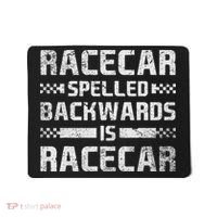 Race Cars Racecar Spelled Backwards Race Car Racing Apparel Mousepad thumb 0