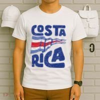 Retro Costa Rican Flag Tico Pride Vintage T-Shirt thumb 6