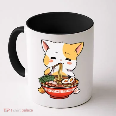 Ramen Cat Coffee Mug