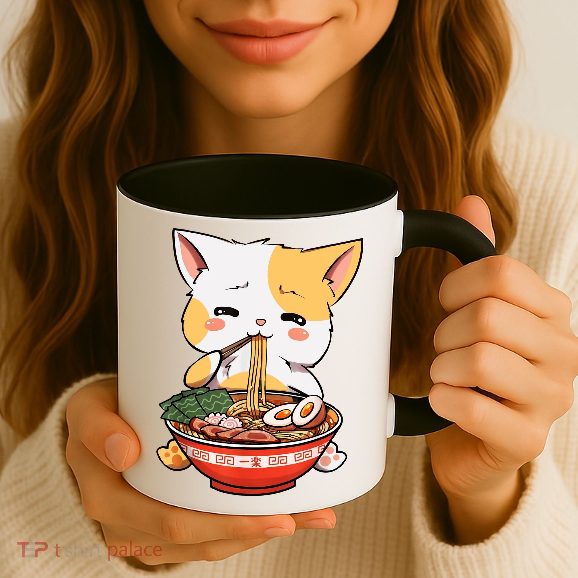 Ramen Cat Coffee Mug