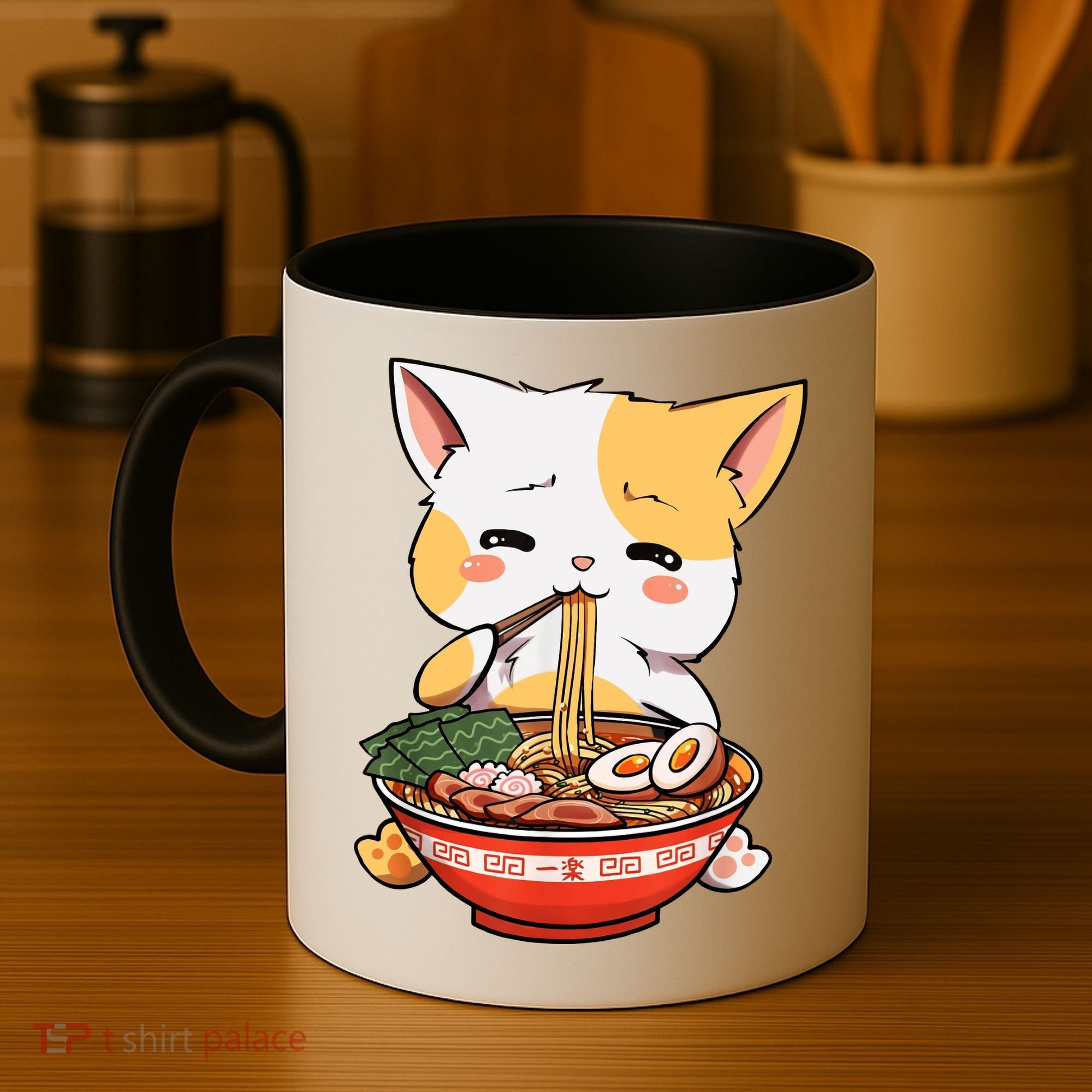 Ramen Cat Coffee Mug