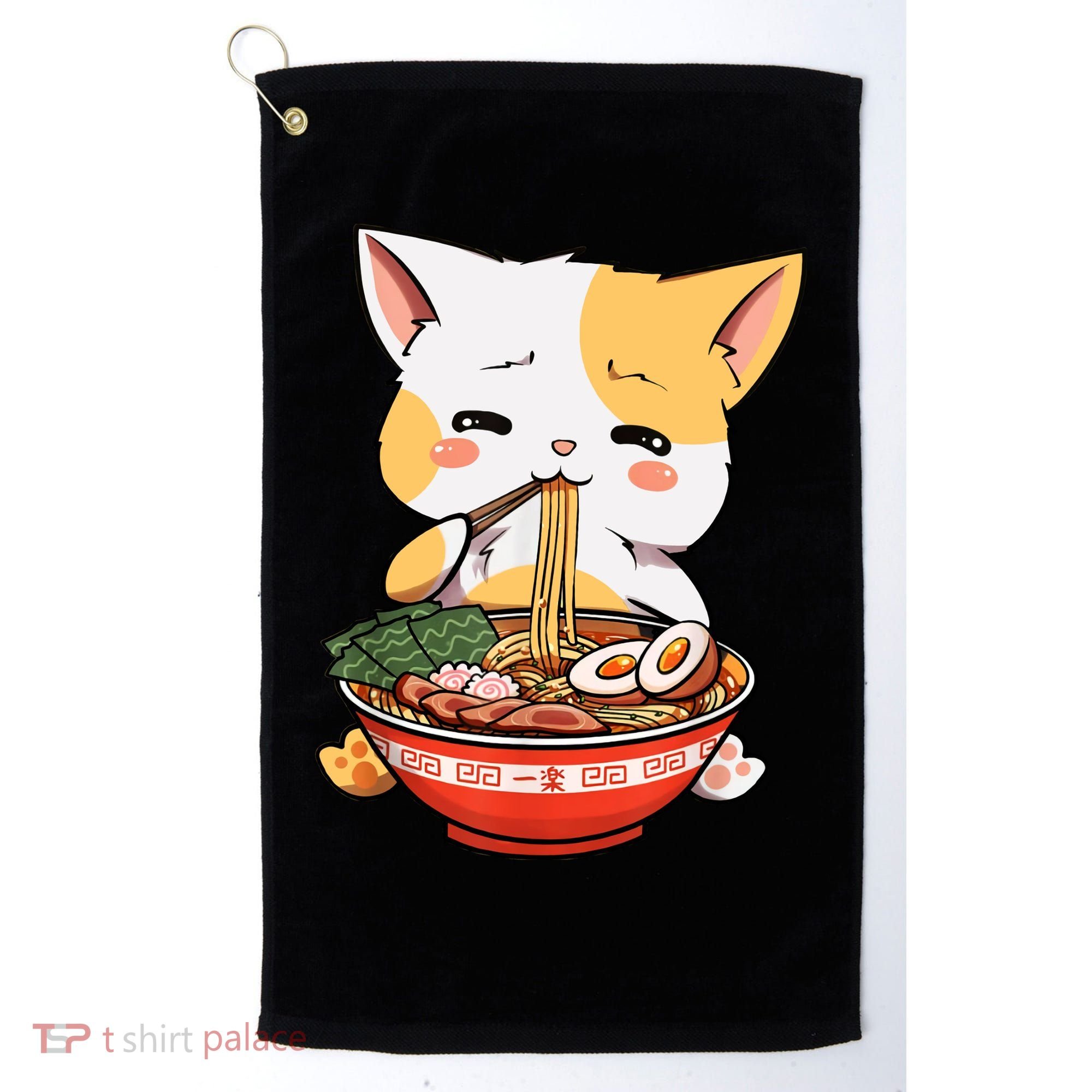 Ramen Cat Golf Towel