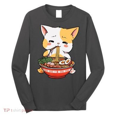 Ramen Cat Long Sleeve Shirt