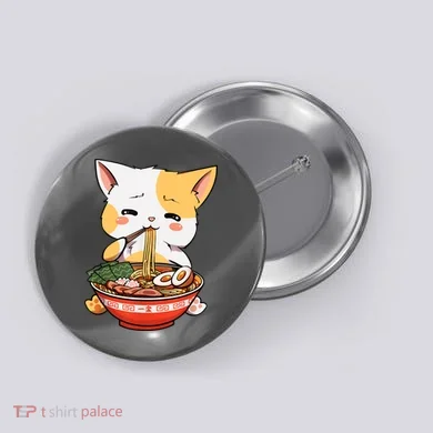 Ramen Cat Button