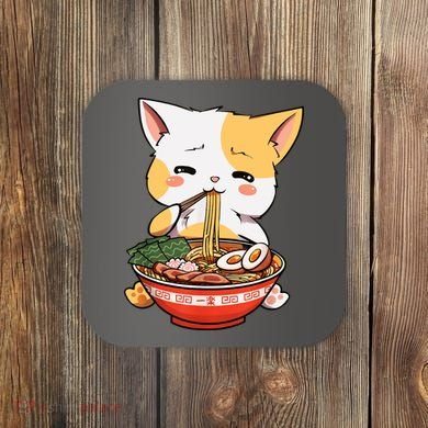 Ramen Cat Coaster