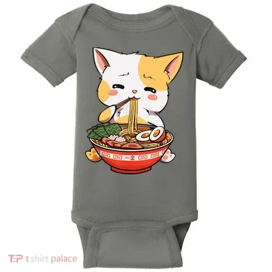 Ramen Cat Baby Bodysuit