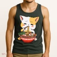 Ramen Cat Tank Top thumb 3