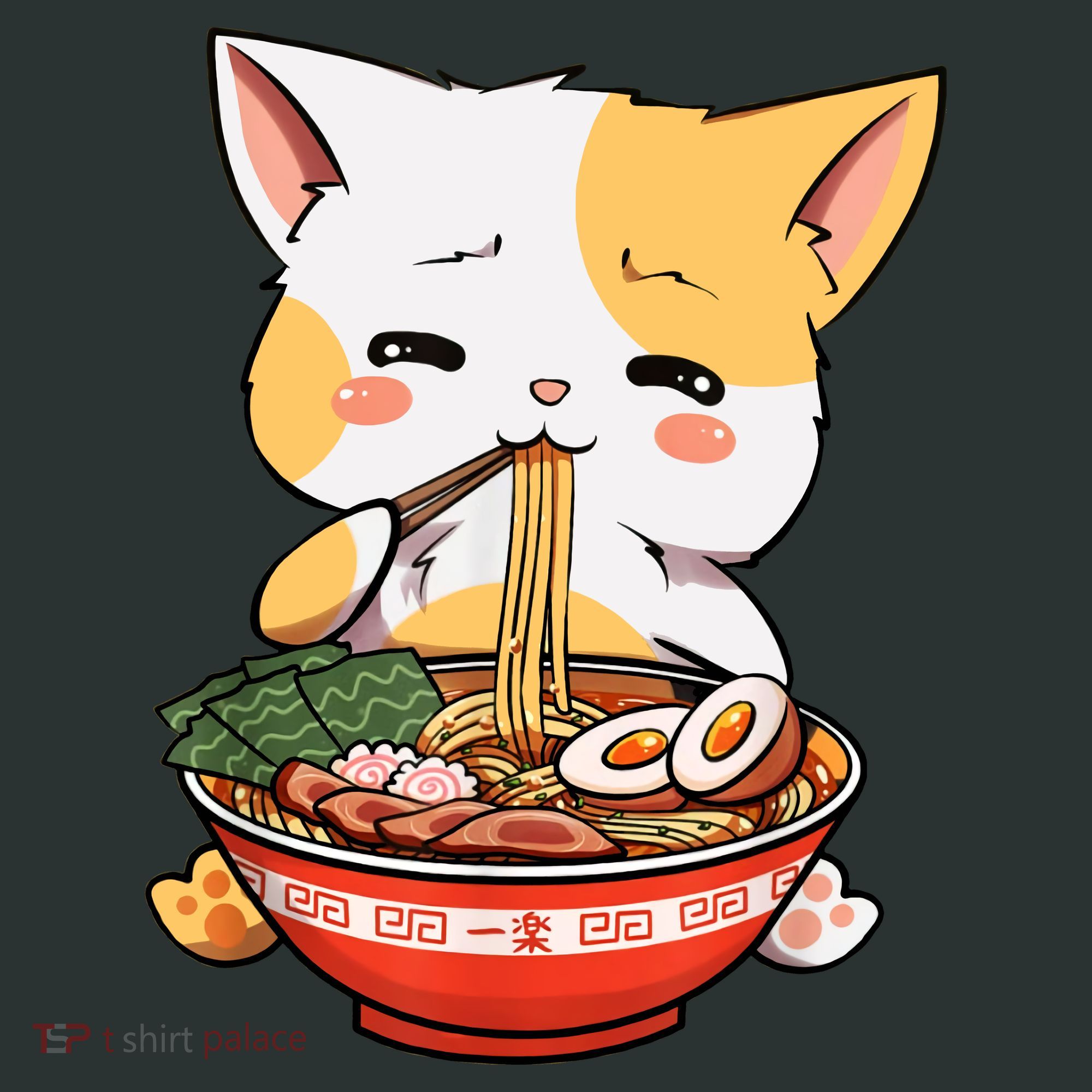 Ramen Cat Women's Long Sleeve Shirt