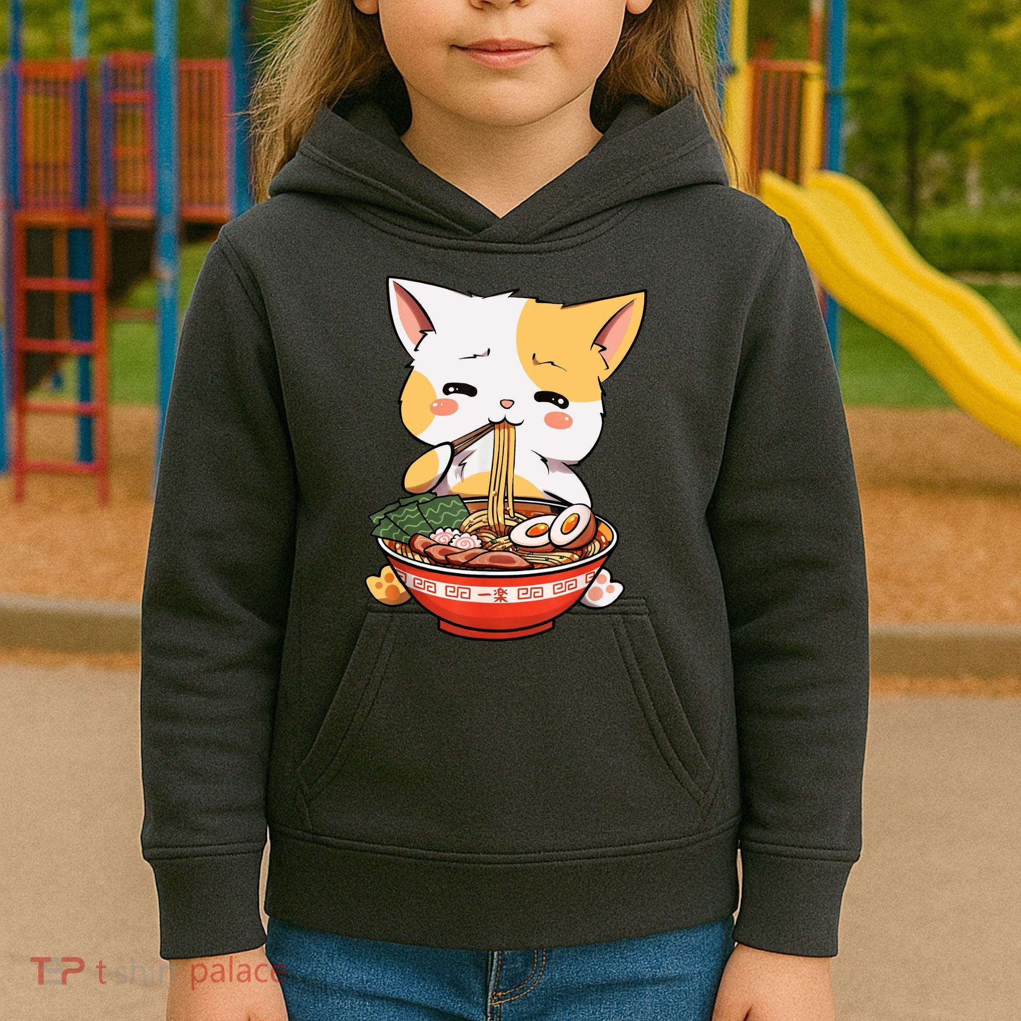 Ramen Cat Kids Hoodie