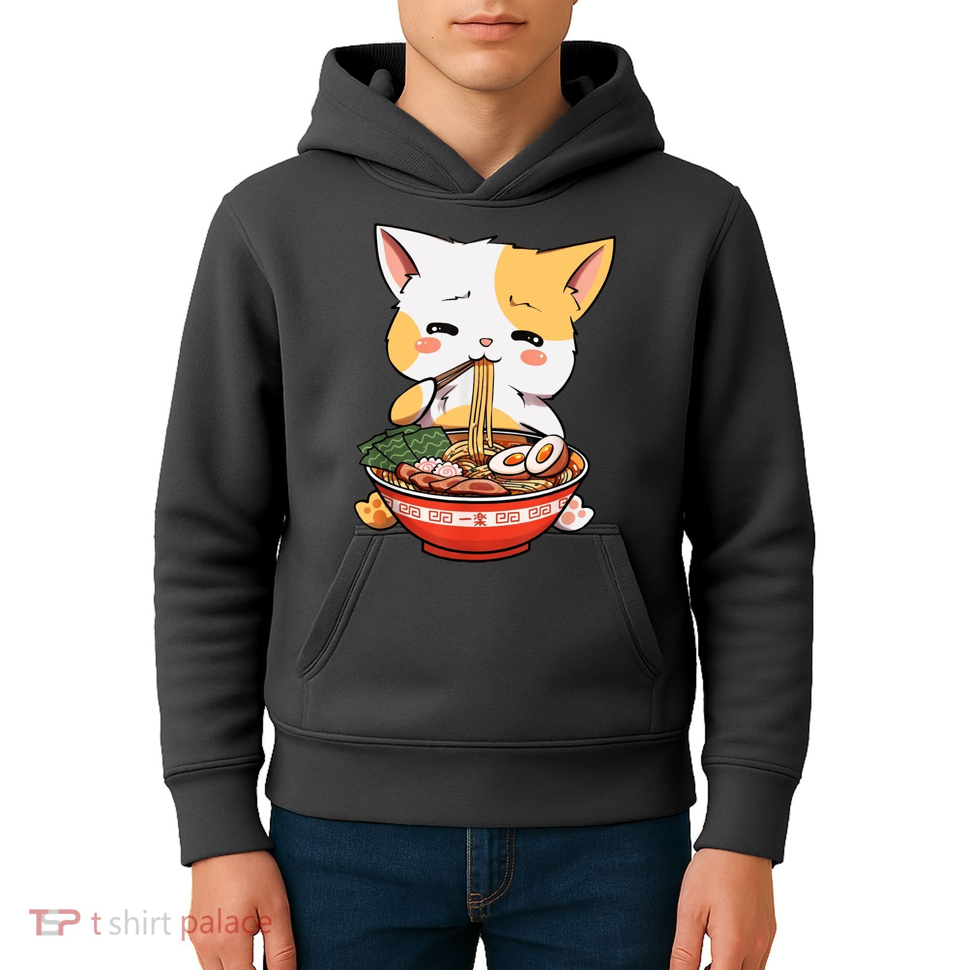 Ramen Cat Kids Hoodie