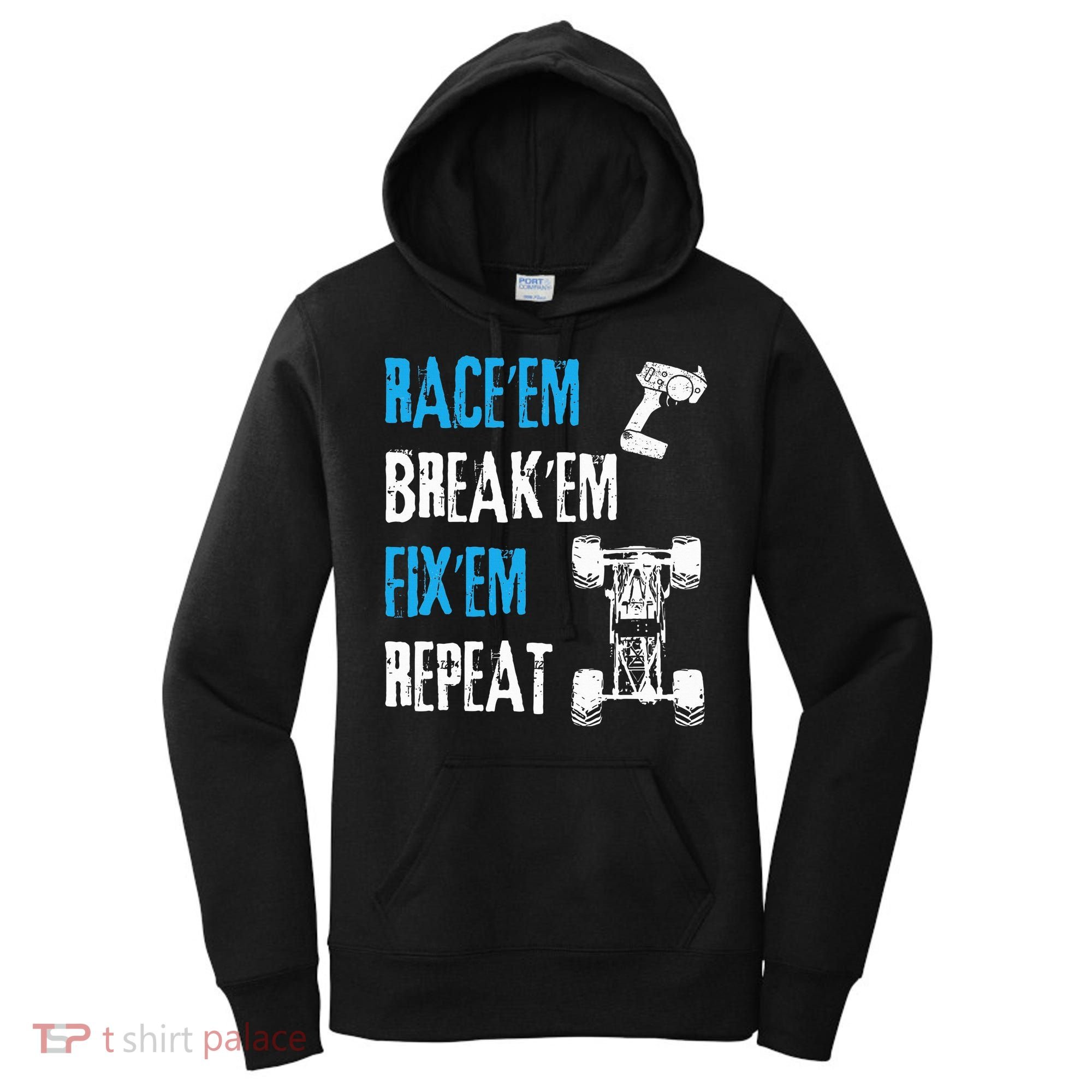 Rc Car Remote Control Racing Women's Hoodie