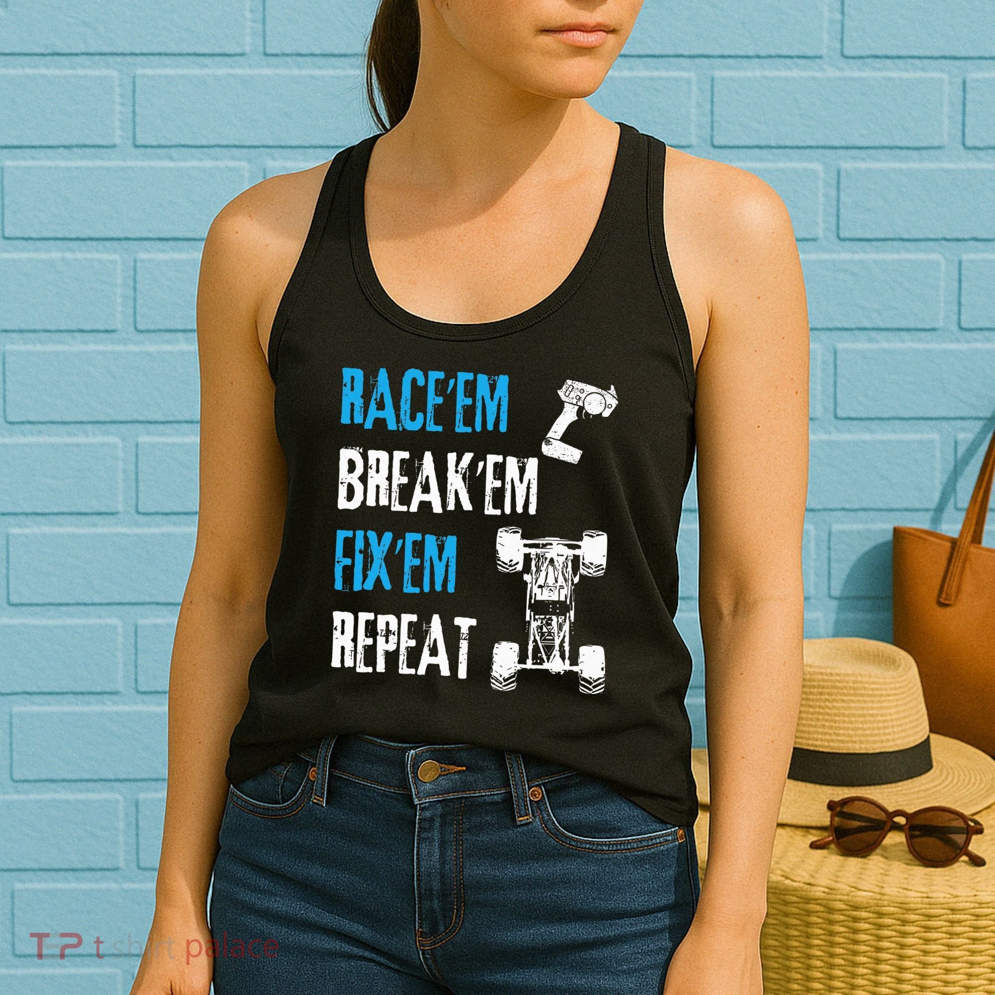 Rc Car Remote Control Racing Women's Tank Top