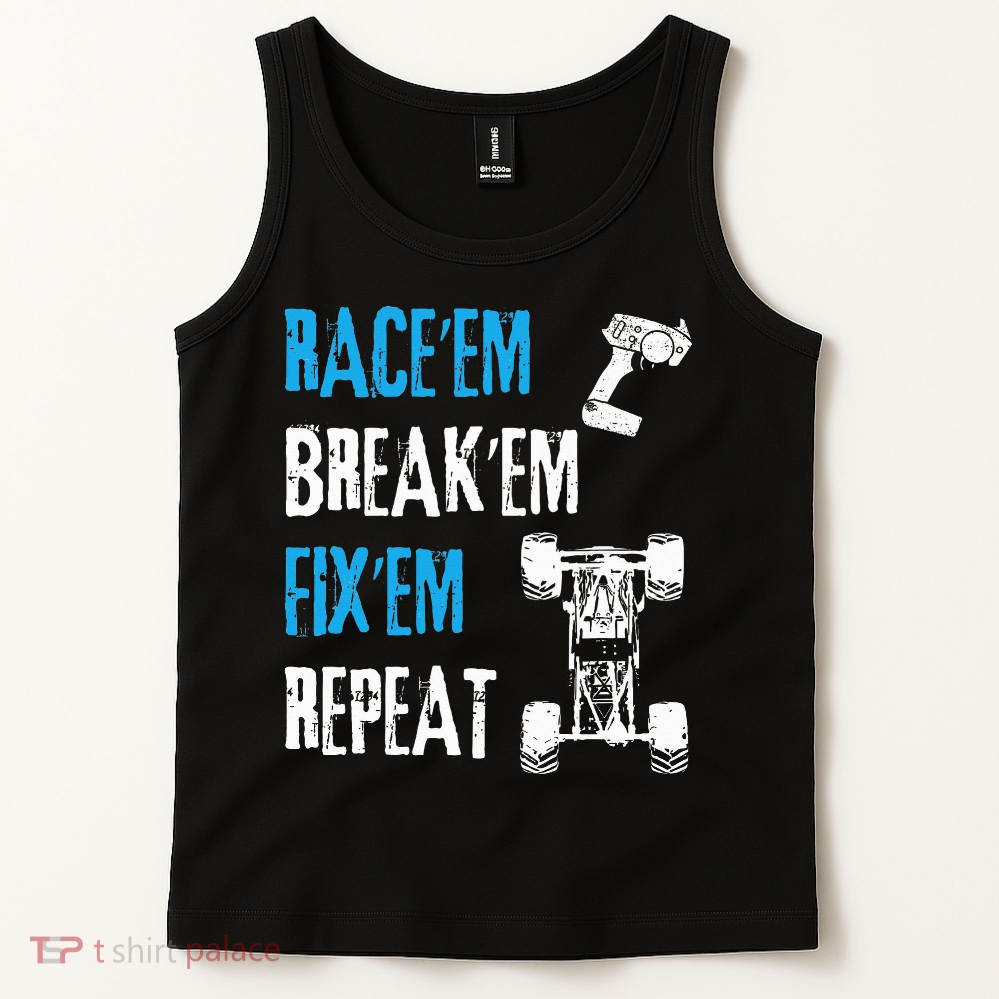 Rc Car Remote Control Racing Tank Top