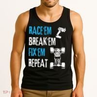 Rc Car Remote Control Racing Tank Top thumb 3