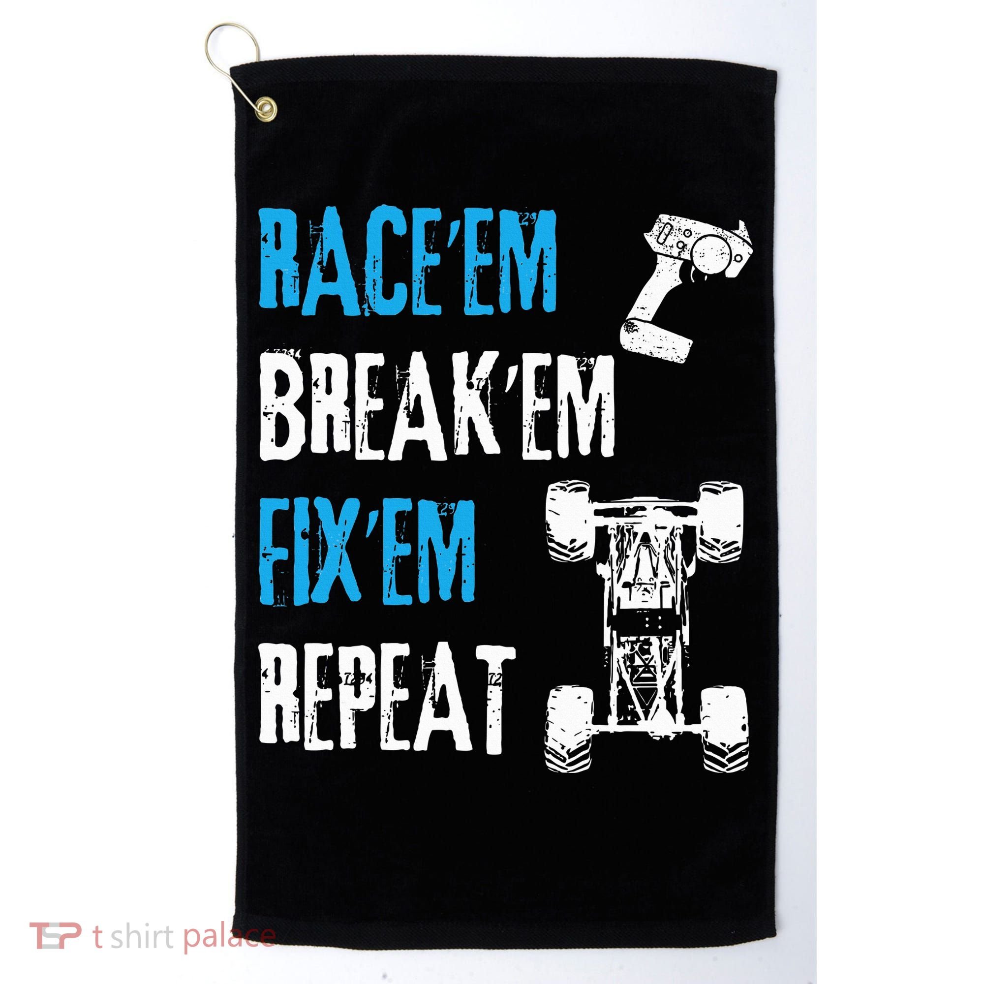 Rc Car Remote Control Racing Golf Towel