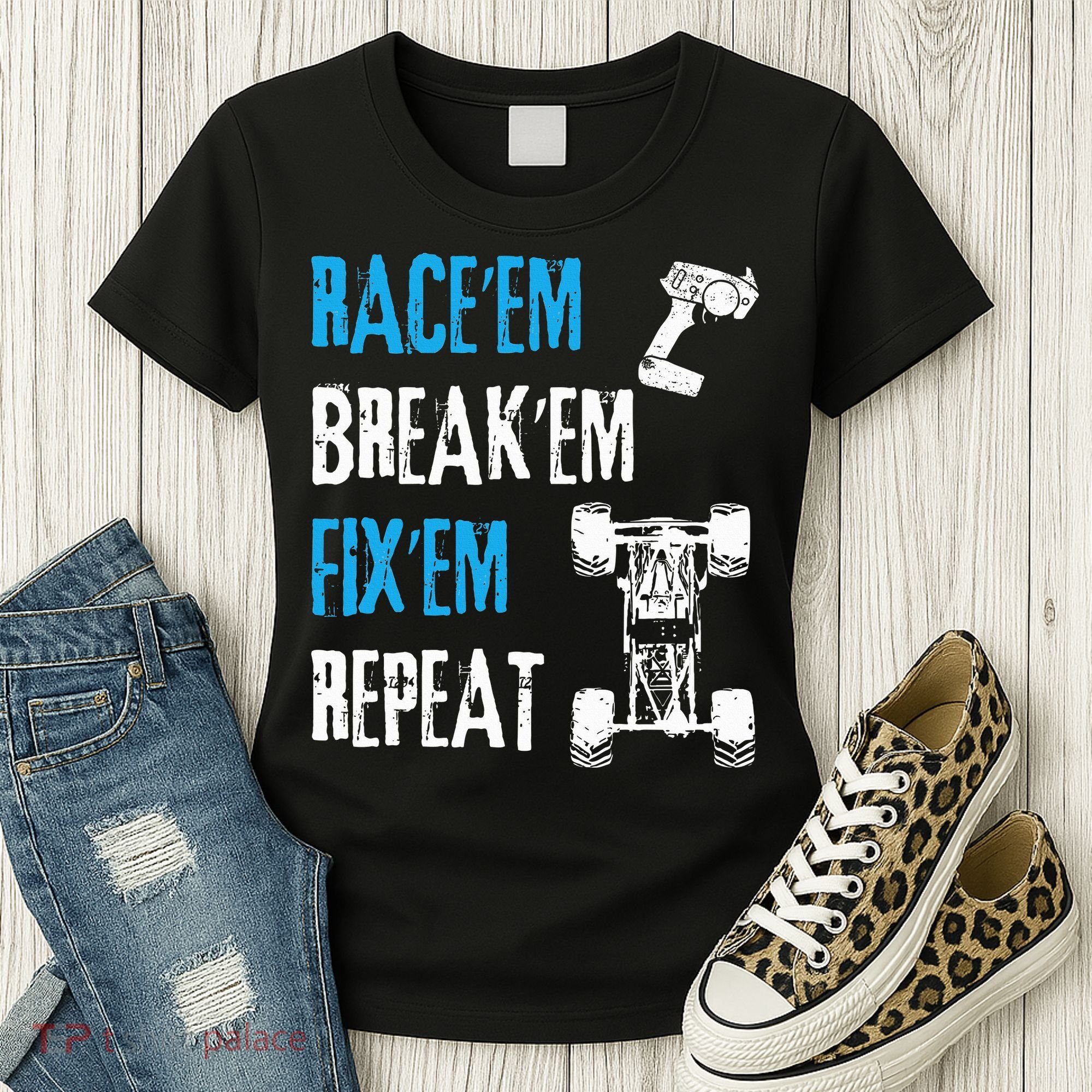 Rc Car Remote Control Racing Women's T-Shirt