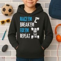 Rc Car Remote Control Racing Kids Hoodie thumb 2