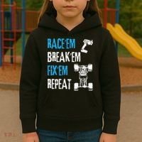 Rc Car Remote Control Racing Kids Hoodie thumb 3