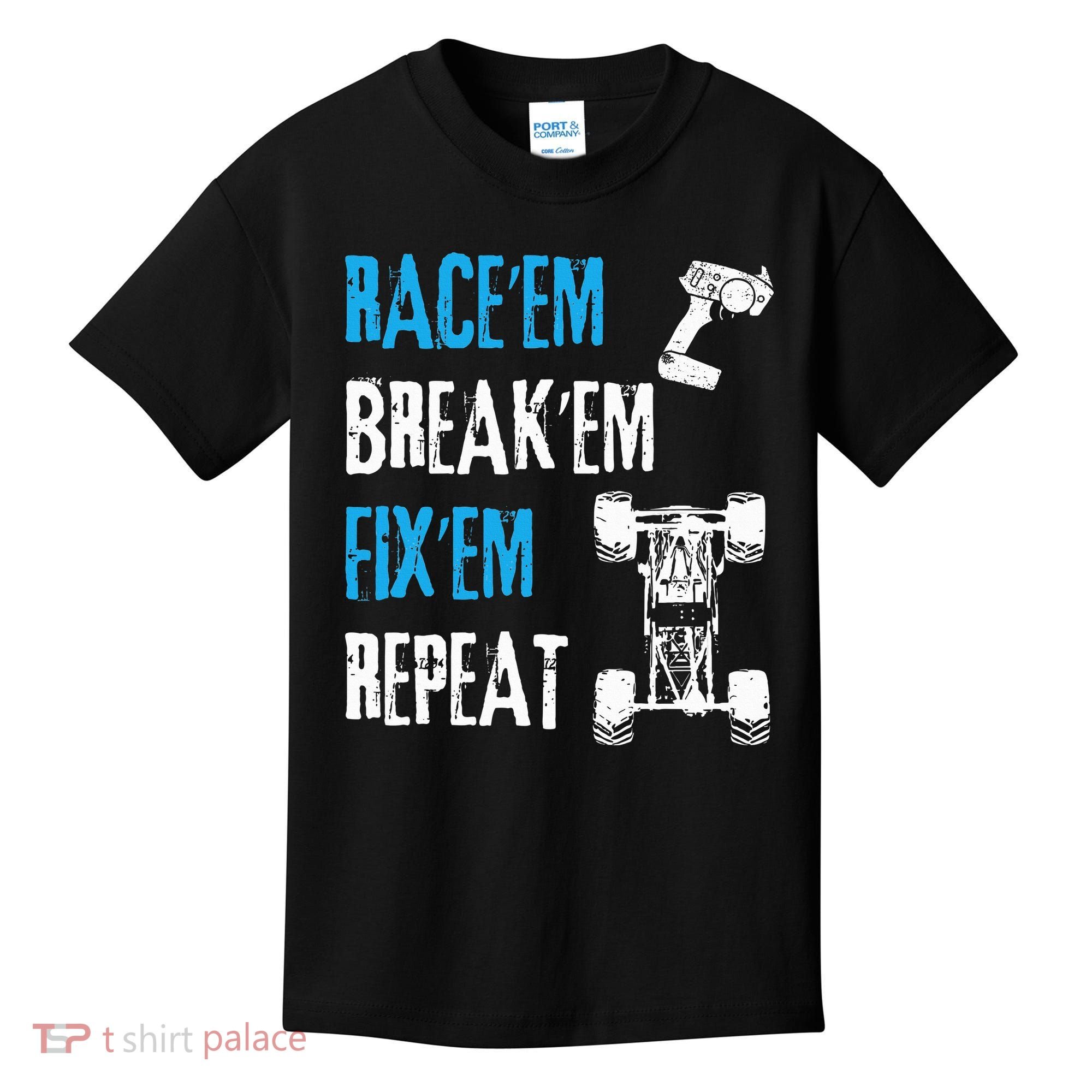 Rc Car Remote Control Racing Kids T-Shirt