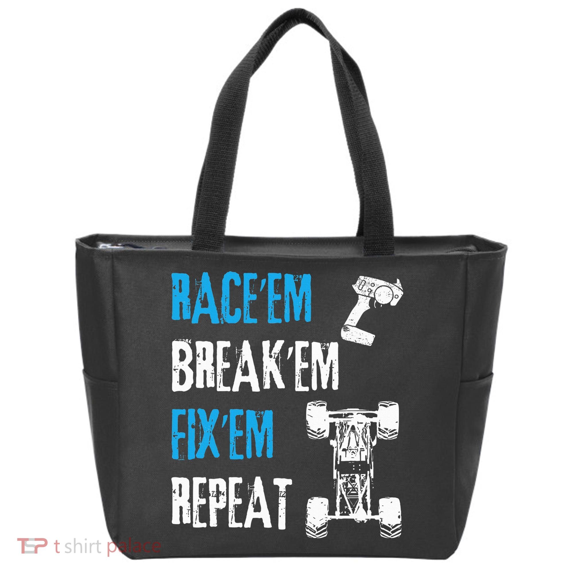 Rc Car Remote Control Racing Tote Bag