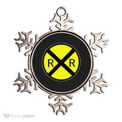 Railroad Crossing Sign Simple Easy Halloween Costume Ornament