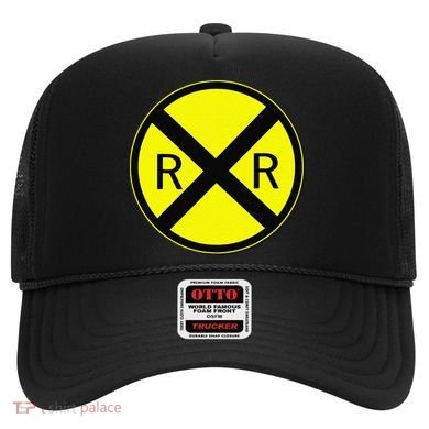Railroad Crossing Sign Simple Easy Halloween Costume Hat