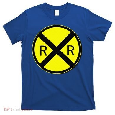Railroad Crossing Sign Simple Easy Halloween Costume T-Shirt