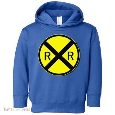 Railroad Crossing Sign Simple Easy Halloween Costume Toddler Hoodie
