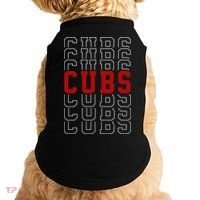 Retro Cubs Sports Fan Doggie Tank thumb 0