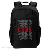 Retro Cubs Sports Fan Backpack thumb 0