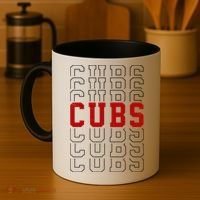 Retro Cubs Sports Fan Coffee Mug thumb 4