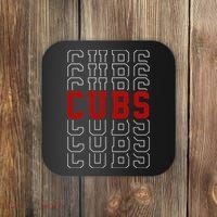 Retro Cubs Sports Fan Coaster thumb 0