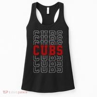 Retro Cubs Sports Fan Women's Tank Top thumb 0
