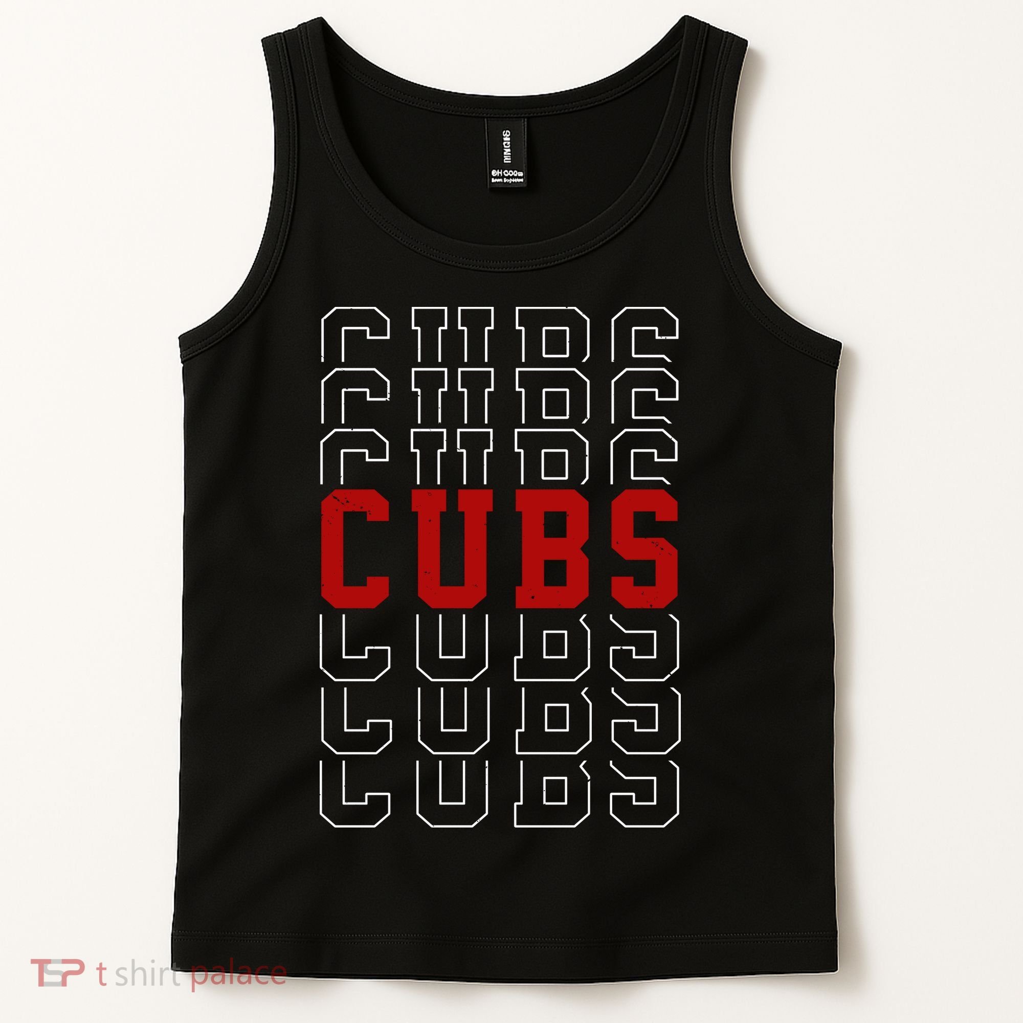 Retro Cubs Sports Fan Tank Top