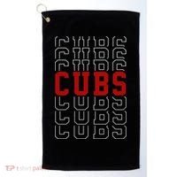 Retro Cubs Sports Fan Golf Towel thumb 0