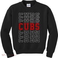 Retro Cubs Sports Fan Kids Sweatshirt thumb 0